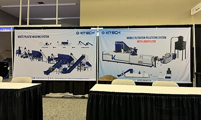 Kitech Machinery brilla alla mostra di riciclaggio in plastica North American...
